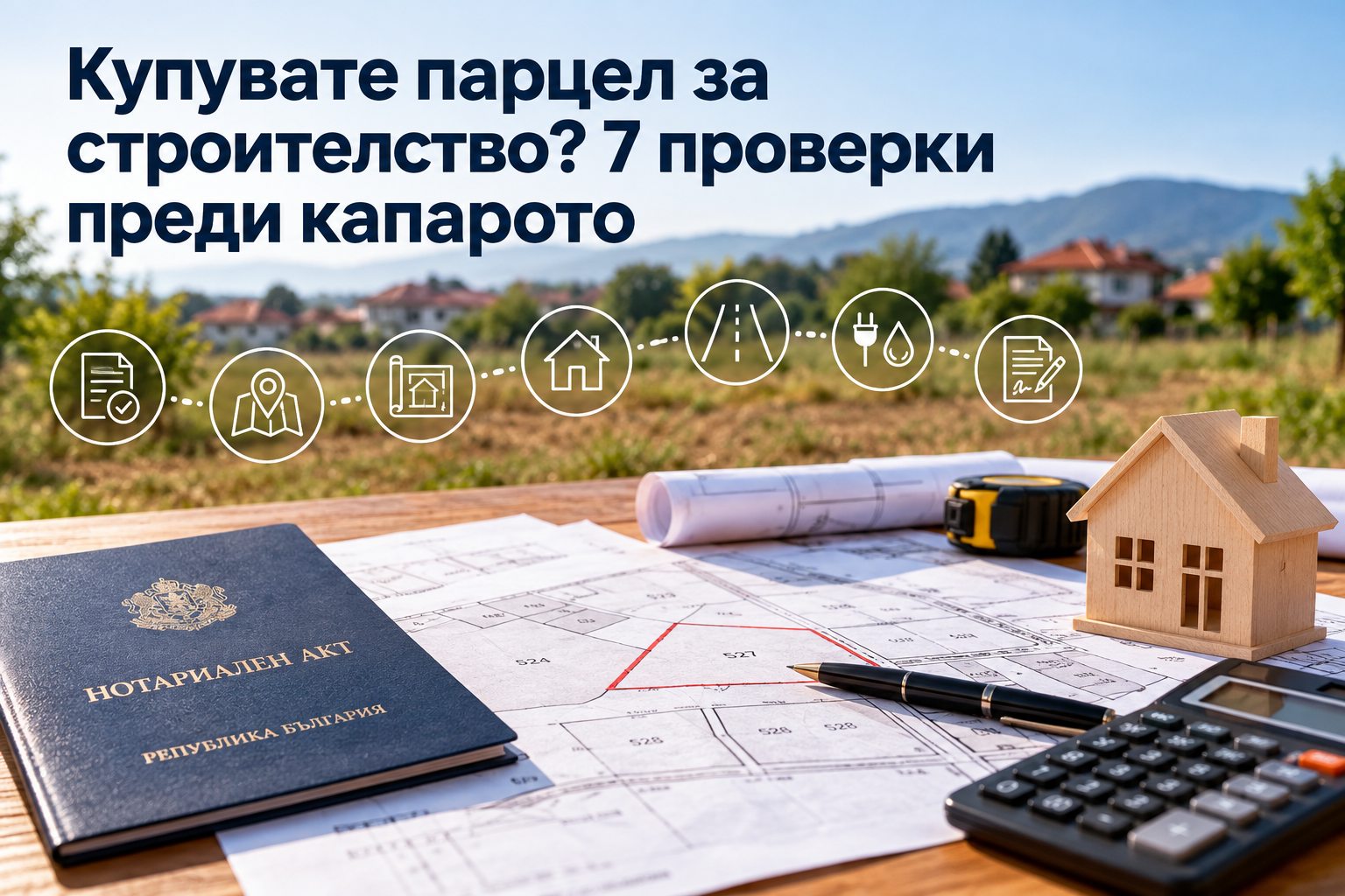 Купувате парцел за строителство? 7 проверки преди капарото